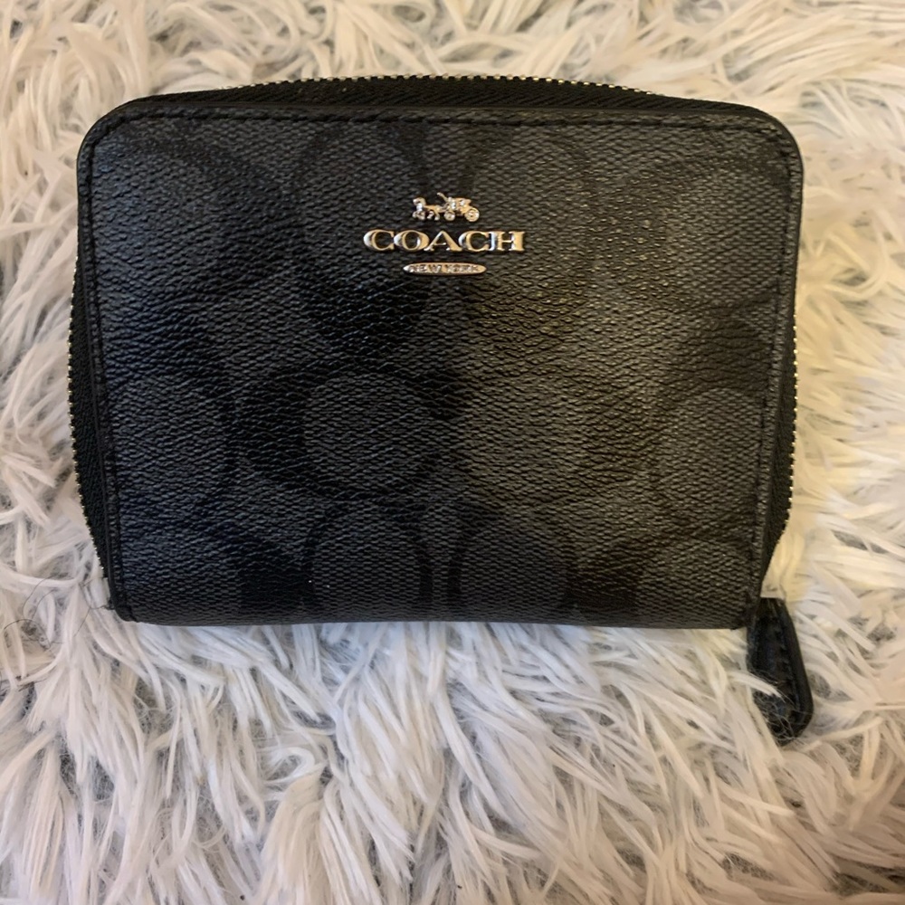 authentic coach wallet